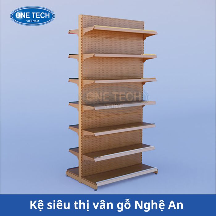 Kệ siêu thị vân gỗ Nghê An