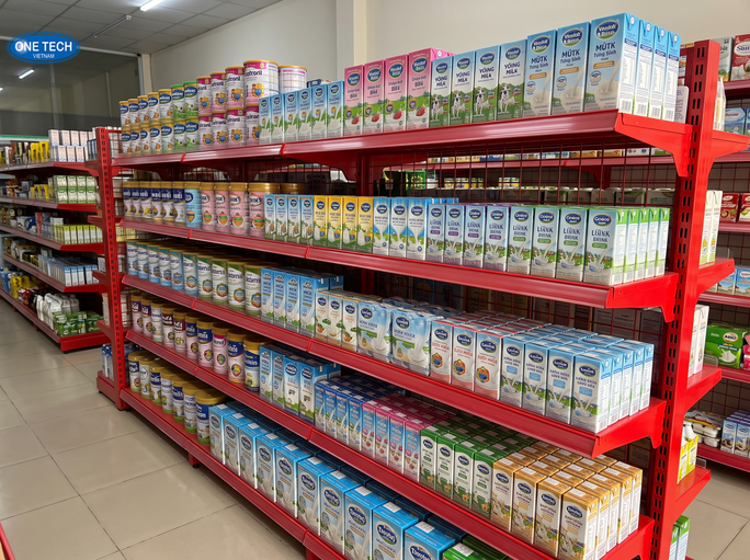 Địa chỉ mua kệ trưng bày sữa Nghệ An uy tín